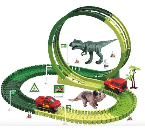 Dino Track Pista Con Dinosaurios Marca Next Point 108 Piezas Dino Track Pista Con Dinosaurios Marca Next Point 108 Piezas