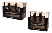 Comprar 6 Copas Agua-vino + 6 Copas Flauta Plástico Reutilizables