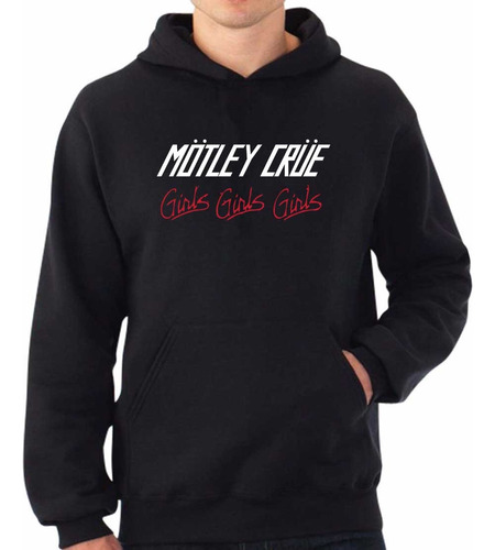 Oferta Buzo Canguro Motley Crue Hoodie Calidad Premium