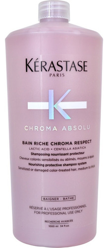 Kérastase Chroma Absolu Shampoo Riche Chroma Respect 1 Litro
