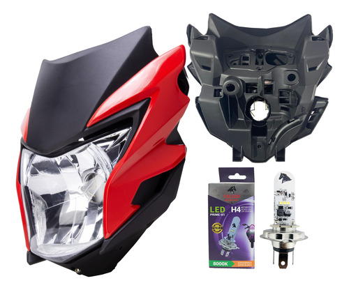 Farol Dianteiro Lampada Led Honda Bros 160 2022 2023 2024
