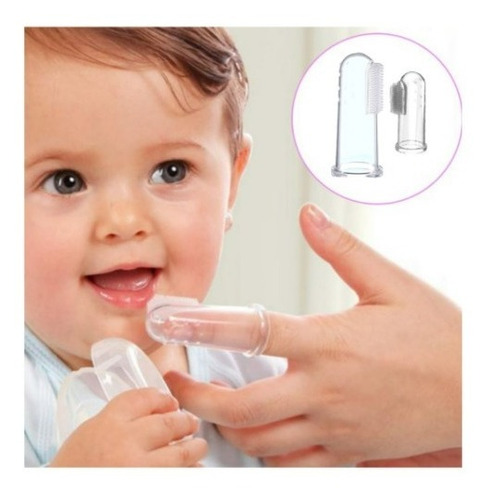 Imagen 2 de 6 de Cepillo Dental Para Bebé Aseo Personal Dedal Silicón