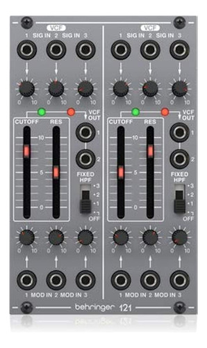 Behringer 121 Dual Vcf Módulo Vcf Dual Analógico Legendario 