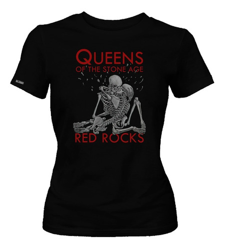 Camiseta Queens Of The Stone Age Rock Metal Banda Dbo