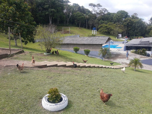 Imagem 13 de 17 de Juquitiba/linda Chácara C/piscina/lazer/morar/ac/permuta Sp /litoral/ref:05347