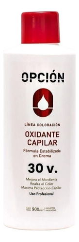 Oxidante Capilar En Crema Estabilizada Opcion 30 Vol X 900ml