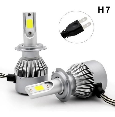 Luces Led Bombillo H7 C6 Autos Y Motos El Par