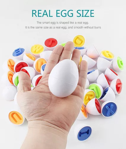 Juguete Didáctico De Huevos De Colores, Juego Didáctico Para