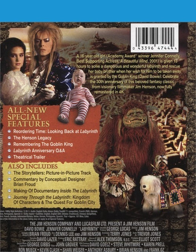 Blu-ray Labyrinth / Laberinto / Digibook 30 Aniversario