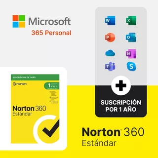 Microsoft Office 365 Personal +norton Antivirus 360 Standard