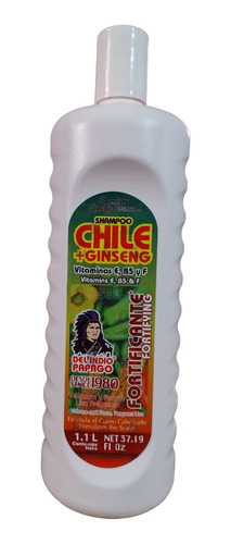 Shampoo Chile + Ginseng Fortificante 1.1 L Indio Papago