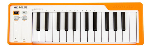 Controlador Teclado Midi Microlab Orange Arturia