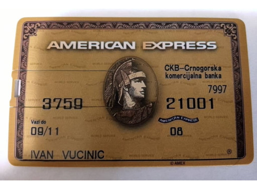 Pendrive 64gb Tarjeta American Express