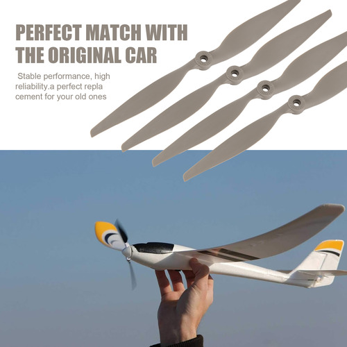 Hélices Rc 4pcs Cw 12x6 Polegadas Para Avião Com Adaptador R