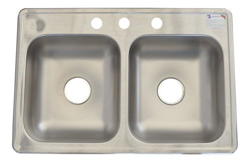 Fregadero Cocina Empotrar 2 Tinas 84x56x15 Eb M11022