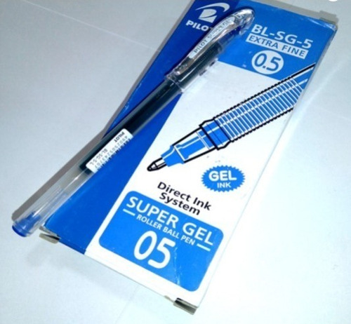 Boligrafo / Lapicero Gel Pilot 0.5 Azul. Oferta Docena