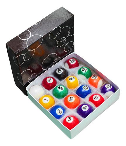 Juego De Bolas De Billar Pequeñas De 16 Piezas, Juego 25mm