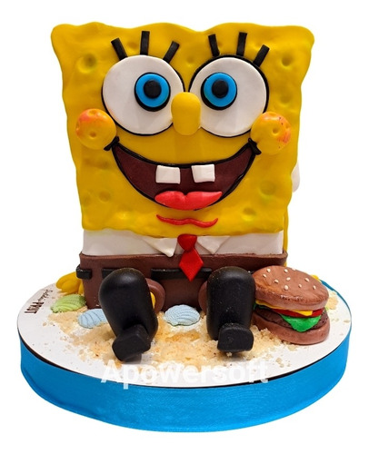 Torta Temática Bob Esponja ,standing Cake 