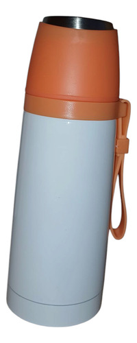 Termo Para Sublimar De 350ml Naranja Claro