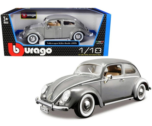 Volkswagen Käfer Beetle Vocho 1955 1/18 Bburago Escarabajo