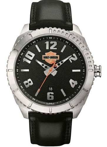 Reloj  Harley Davidson Grained Original 76b181