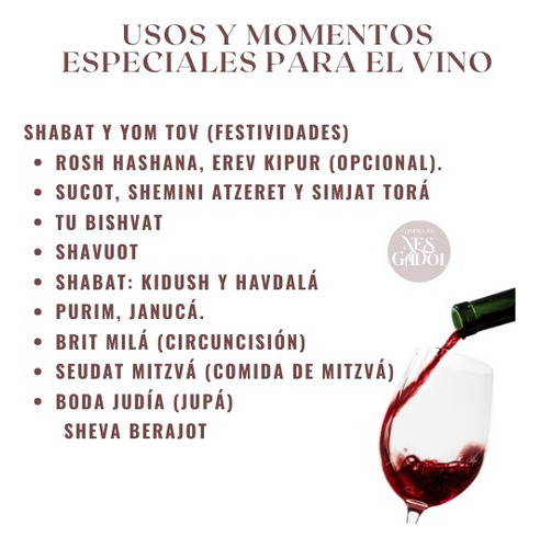 Shabat Y Pesaj: Vino Cabernet Sauvignon-750m-hecho En España