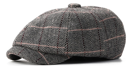 Boina De Hombre Otoño Invierno Tweed Pintor Sombrero
