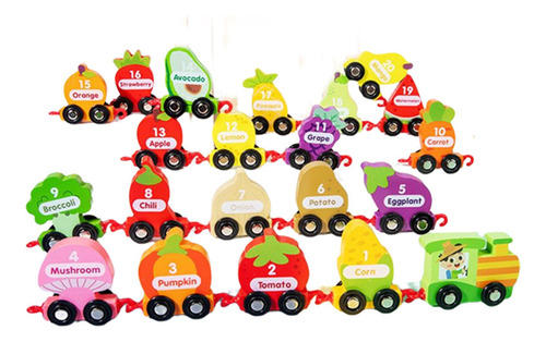Building Blocks Words Train Set Educación Temprana Para