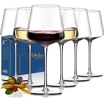 Comprar Juego De 6 Copas Physkoa Modern Tallo Largo 473 Ml