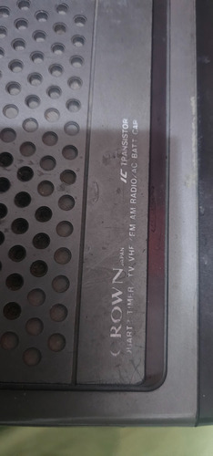 Radio Crown , Tv ( Leer) Marrón Claro