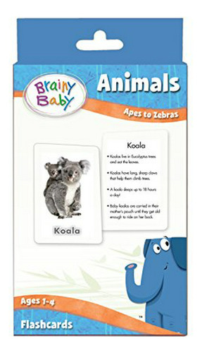 Brainy Bebé Enseñar A Su Hijo Set Animales Flashcards - Simi