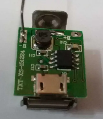 Modulo Carga Micro Usb 5v Tp4056 Bat Litio 18650 Arduino $