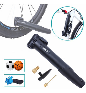 Bomba de bicicleta portátil de aleación de aluminio bomba portátil de suelo de bicicleta
