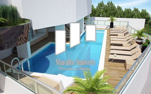 Imagem 3 de 8 de Apartamento De 3 Dormitórios Com Sacada Gourmet No Canto Do Forte Em Praia Grande Sp.