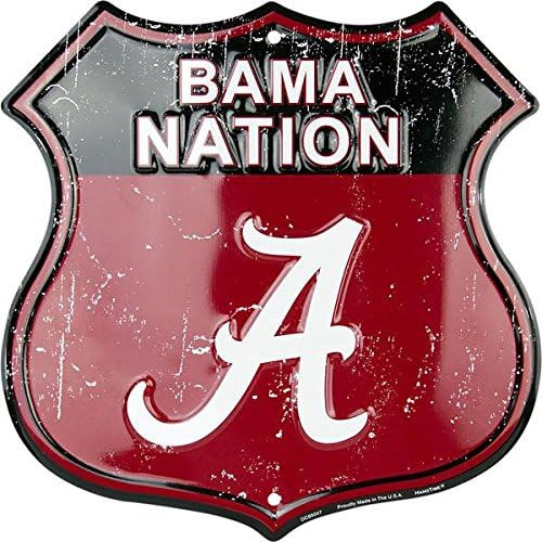 Señal De Ruta De Bama Nation De Universidad De Alabama