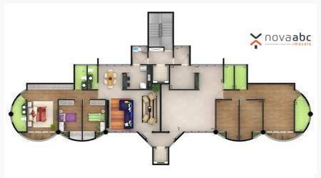 Apartamento Com 3 Dormitórios À Venda, 135 M² Por R$ 1.100.000 - Campestre - Santo André/sp - Ap0610