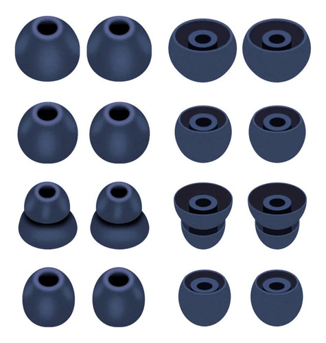 16 Piezas De Puntas De Oreja Azul Marino Brotes De Orejas Re