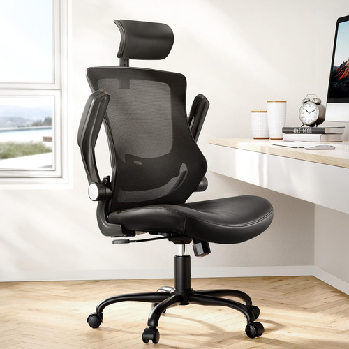 Marsail Silla De Oficina Ergonómica Silla De Escritorio: S. Color Negro