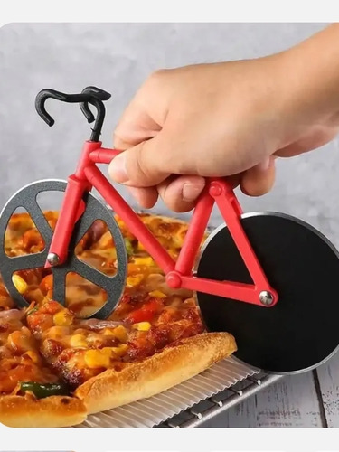 Cortador De Pizza Con Forma De Bicicleta 