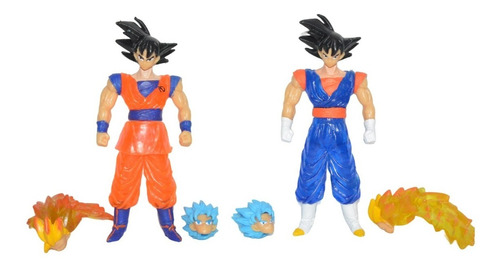 Figura  Dragon Ball Vegito Y Goku 18 Cm