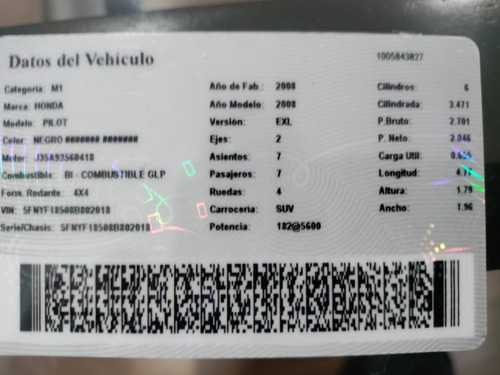 Imagen 11 de 12 de Honda Pilot 2008