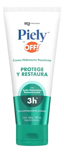 Crema Hidratante con Repelente de Mosquitos OFF! Piely Protege y Restaura 100ml
