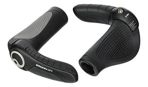 Ergon Gp3-l Gripshift: Grande, Negro / Gris