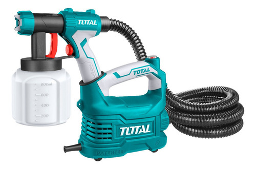 Equipo/pistola Para Pintura Total 500w - Flujo 850ml P/min, Capacidad 800ml, 50din-s - Pulverizador Hvlp Industrial  - Tt5006