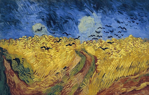 Doubletop Campo De Trigo Con Cuervos - Vincent Van Gogh R...