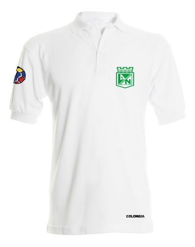 Camiseta Tipo Polo Atletico Nacional Futbol T-shirt Polo 