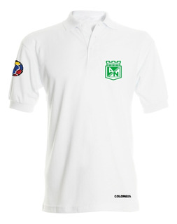 Camiseta Tipo Polo Atletico Nacional Futbol T-shirt Polo