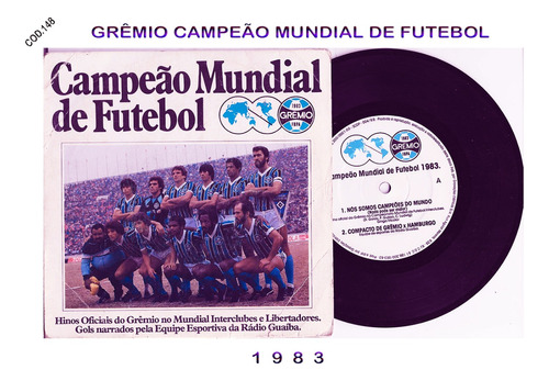 Compacto Vinil Grêmio Campeão Mundial De Futebol-cod.148