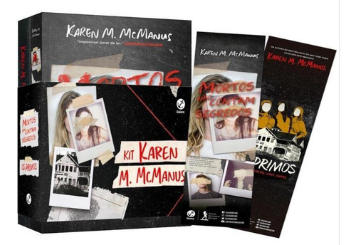 Kit Karen M. Mcmanus, De Mcmanus, Karen M.. Editora Galera Record, Capa Mole Em Português