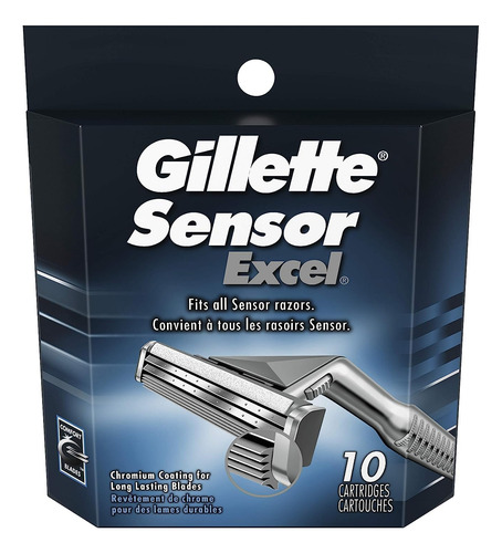 Recambios Para Cuchillas De Afeitar Gillette Sensor Excel Pa